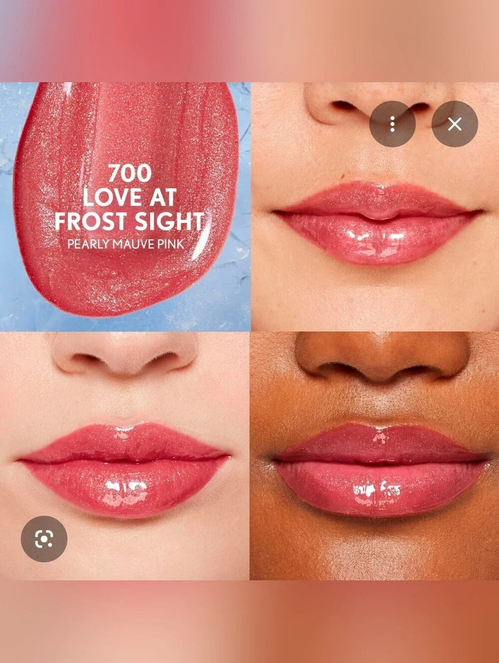 CoverGirl Yummy Plumper Gloss in 700 Love At Frost Sight 0.33fl oz BNIB
